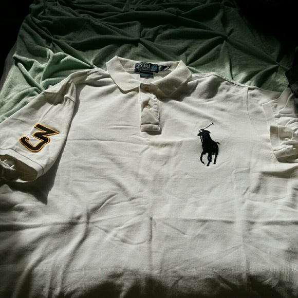 Men's white Polo Tee
