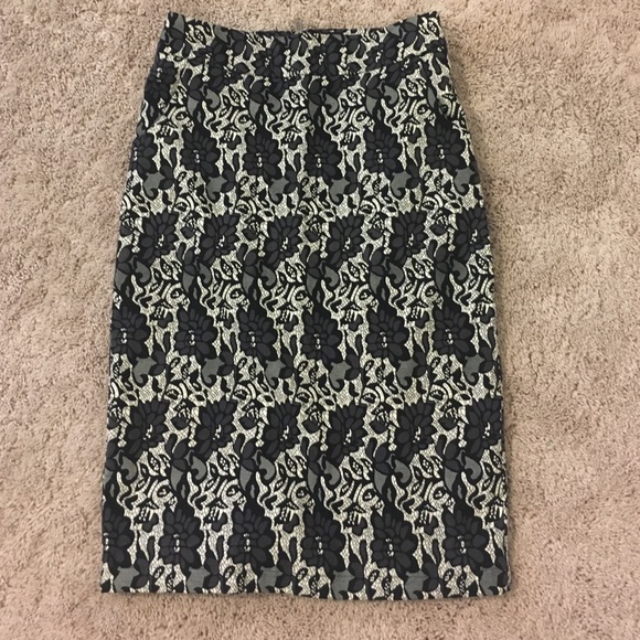Floral Pencil Skirt