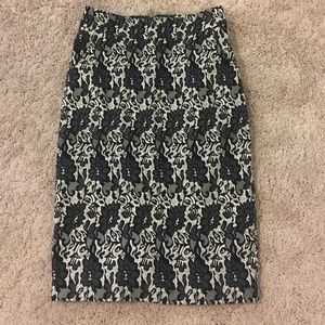Floral Pencil Skirt