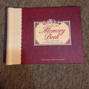 American girls memory book