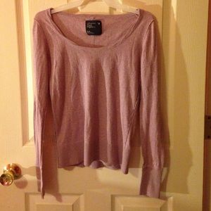 American Eagle Lavender Long Sleeve Sweater