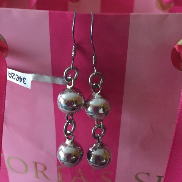 Silver earrings