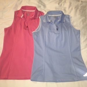 Bundle of 2 golf tops.