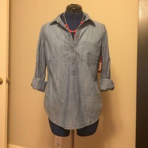 Merona chambray top