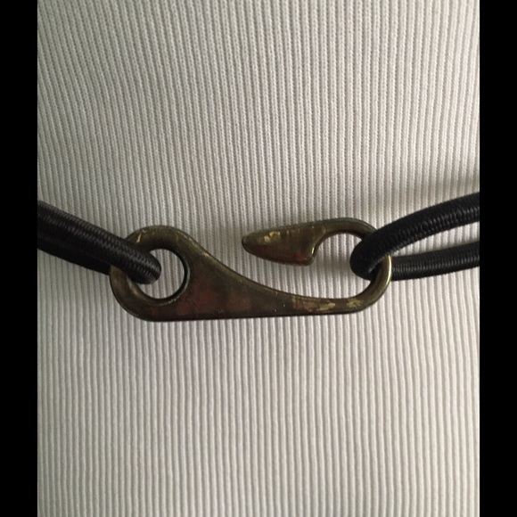 PURPLE/GREEN/BLACK STRETCH BELT - Picture 2 of 3