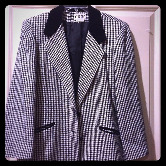 Hounds tooth blazer