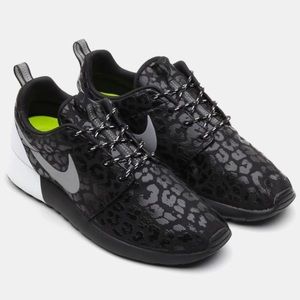 RARE b&w leopard print Roshe REFLECTIVE