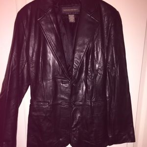 Leather Banana Republic Jacket