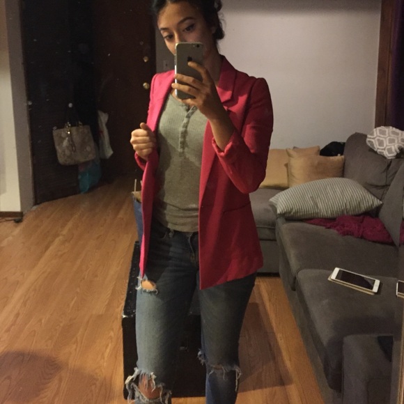 Hot pink blazer