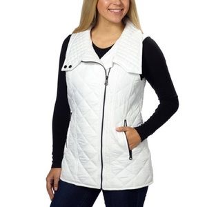 White Puffer Vest