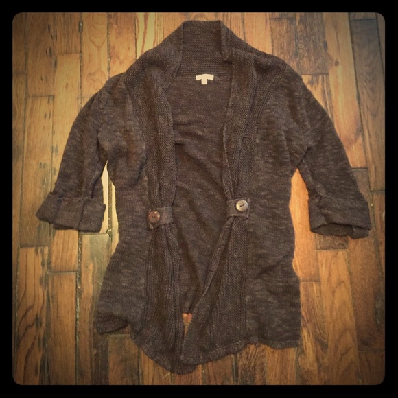 Dark brown cardigan