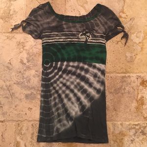 Tie-Dye Palm Tree Tee
