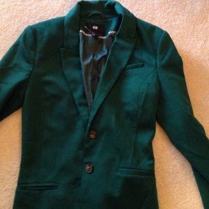 Dark green blazer