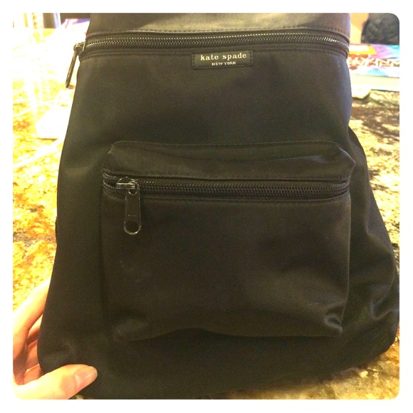 Black Kate spade backpack!