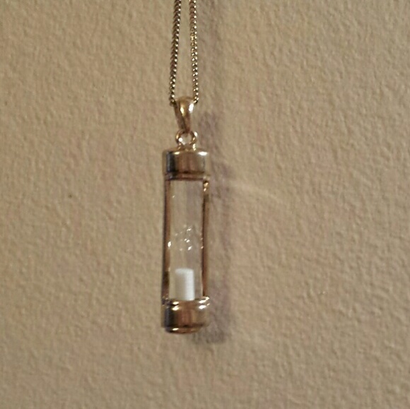 Hour glass necklace