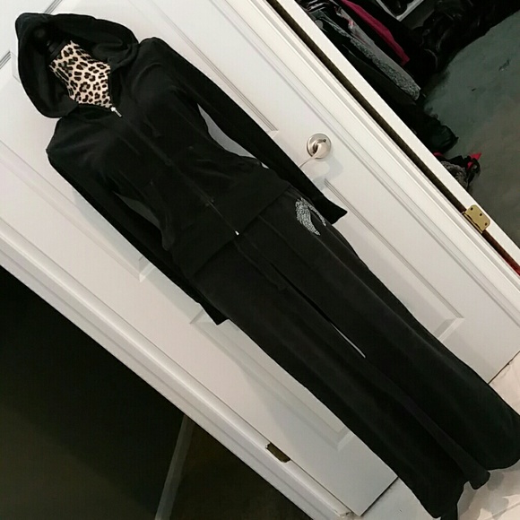 Black sweat suit
