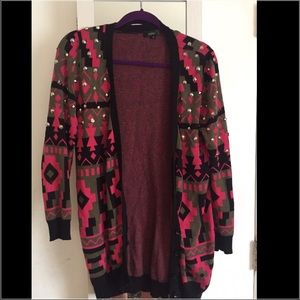 Funky studded cardigan