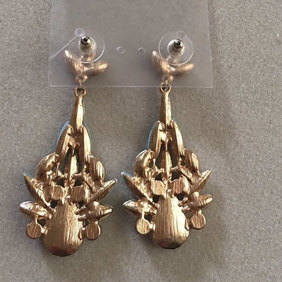 Dangling, Colorful Earrings - Picture 2 of 2