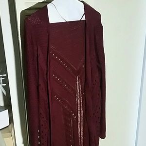 Long cardigan cover up