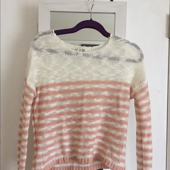 Pink rose sweater