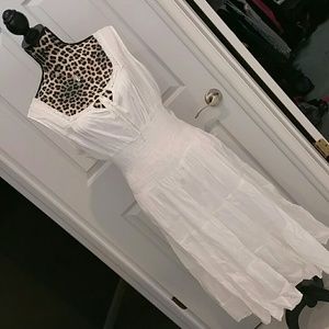 Gauzy White Dress