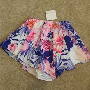 Floral Skort romper bottom