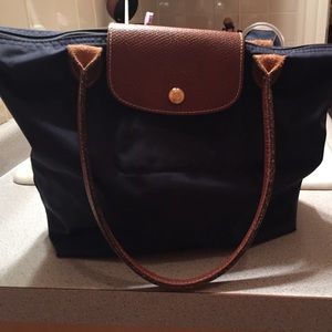 Navy Blue Longchamp Pocketbook
