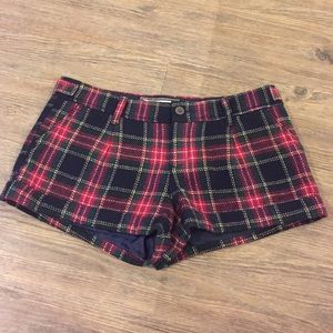Abercrombie & Fitch plaid shorts size 4