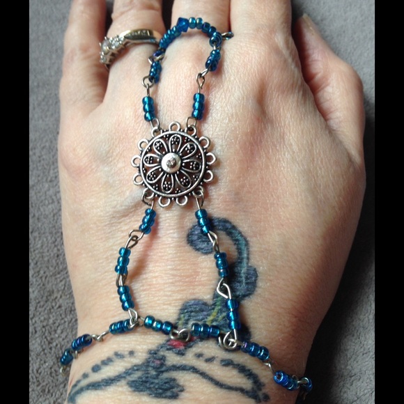 OOAK Beaded Slave Bracelet