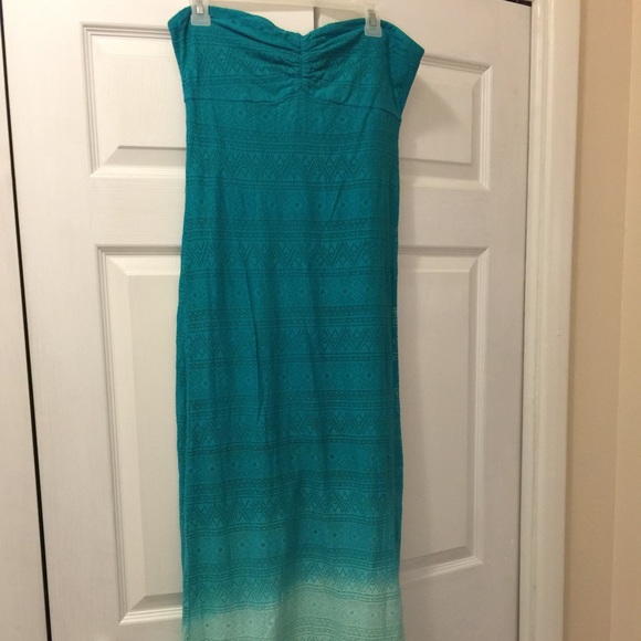 Roxy strapless maxi dress