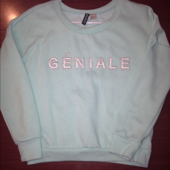 Mint green H&M pullover sweater - Picture 1 of 1