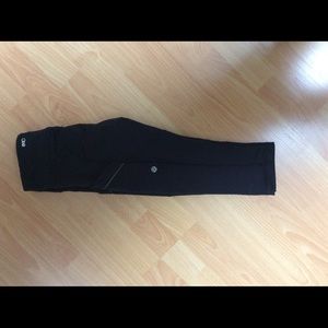 Lululemon Crop Tights Leggings Black Size 2