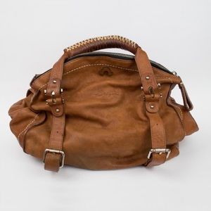 True Religion Brown Leather Bag