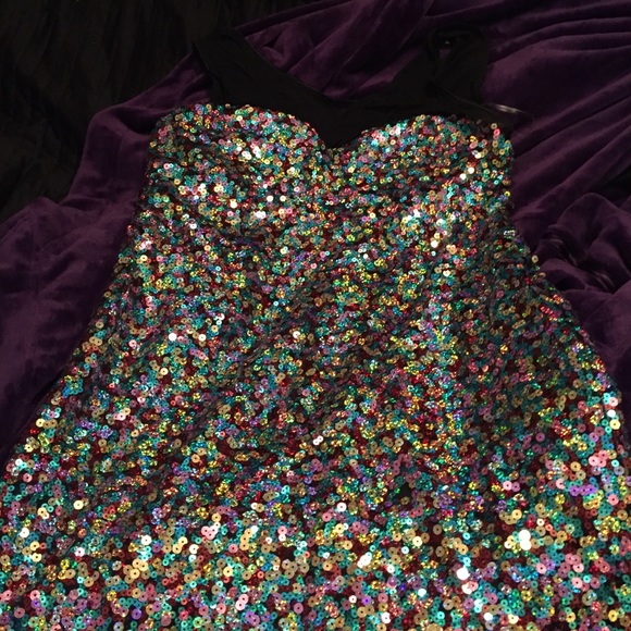 Charlotte Russe sequined dress XL