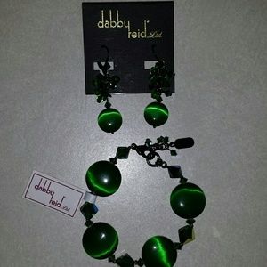 NWT Dabby Reid bracelet & earrings set