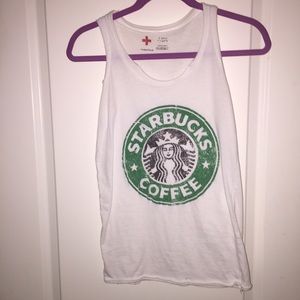 Starbucks muscle tee!