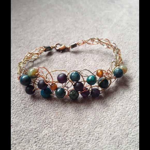 Crocheted Wire Bracelet