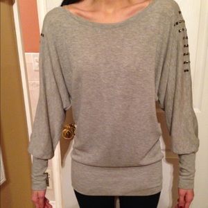 Grey sweater shirt