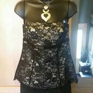 Beautiful lace tube top!!!