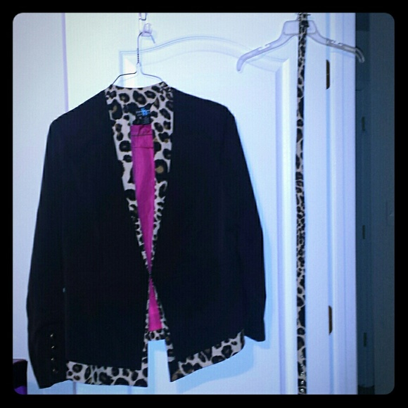 Steve Harvey's Collection Cheetah Print Sport Coat