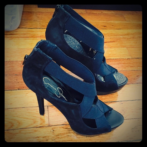 Jessica Simpson Black platform Shoes Size 8.5