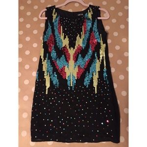 Sequin embellished Fab'rik shift dress worn once