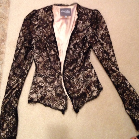 Lace blazer