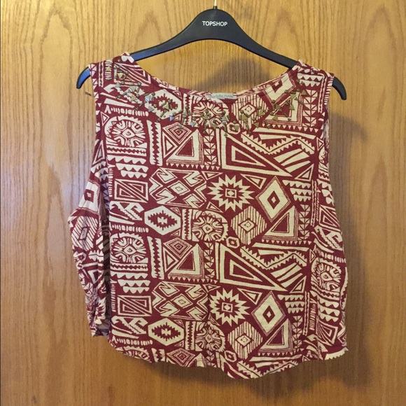 Patterned crop top