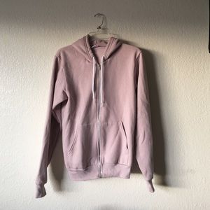 Light Pink American Apparel Flex Fleece Hoodie
