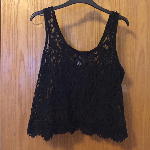 Lace crop top