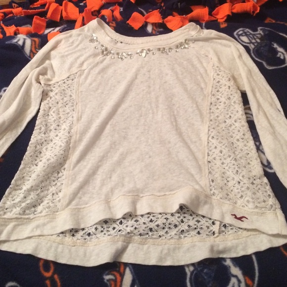 Lace Hollister shirt