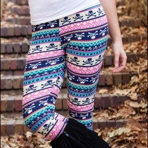 Skull Chic Print Leggings
