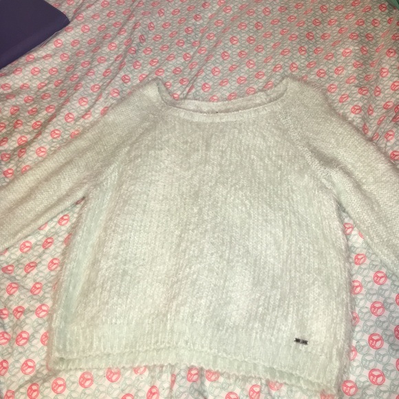 Hollister Sweaters - Fuzzy Long Sleeve Sweater