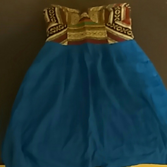 Strapless dress